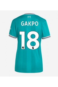 Liverpool Cody Gakpo #18 Jalkapallovaatteet Naisten Kolmaspaita 2025-26 Lyhythihainen